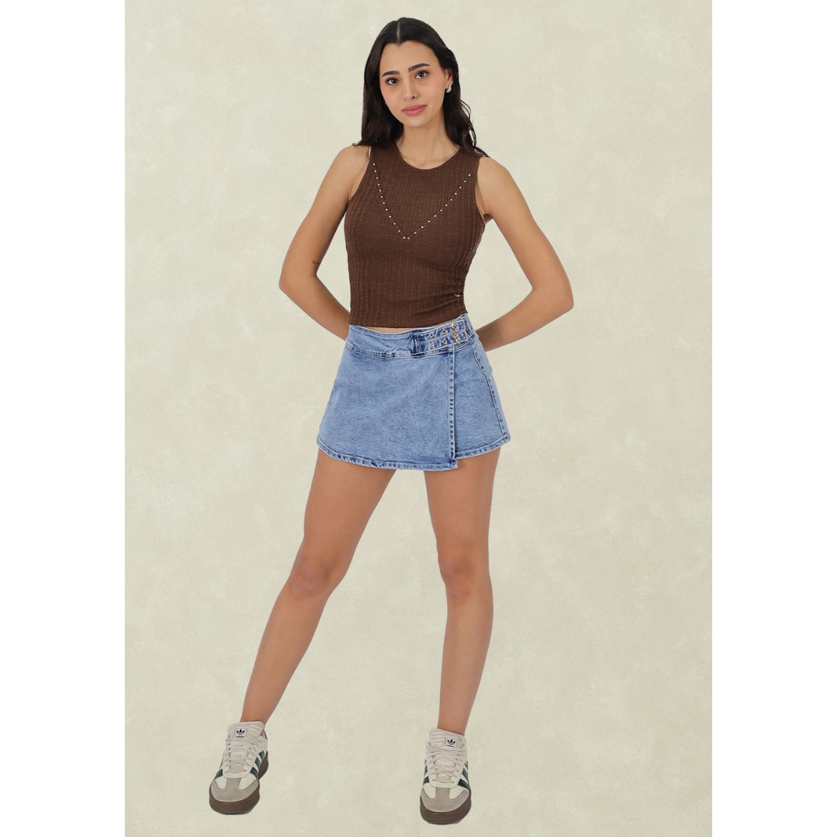 TENTATION - Mini Short Azul Tentation