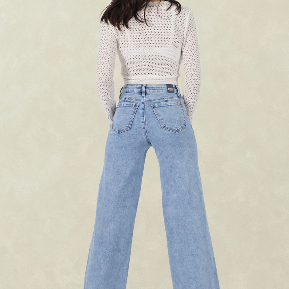 TENTATION - Wide Leg TA Push Up Celeste