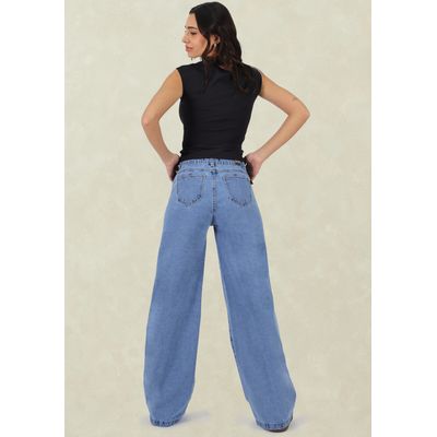 Imagen 2 del producto Wide Leg Celeste Corte Pierna