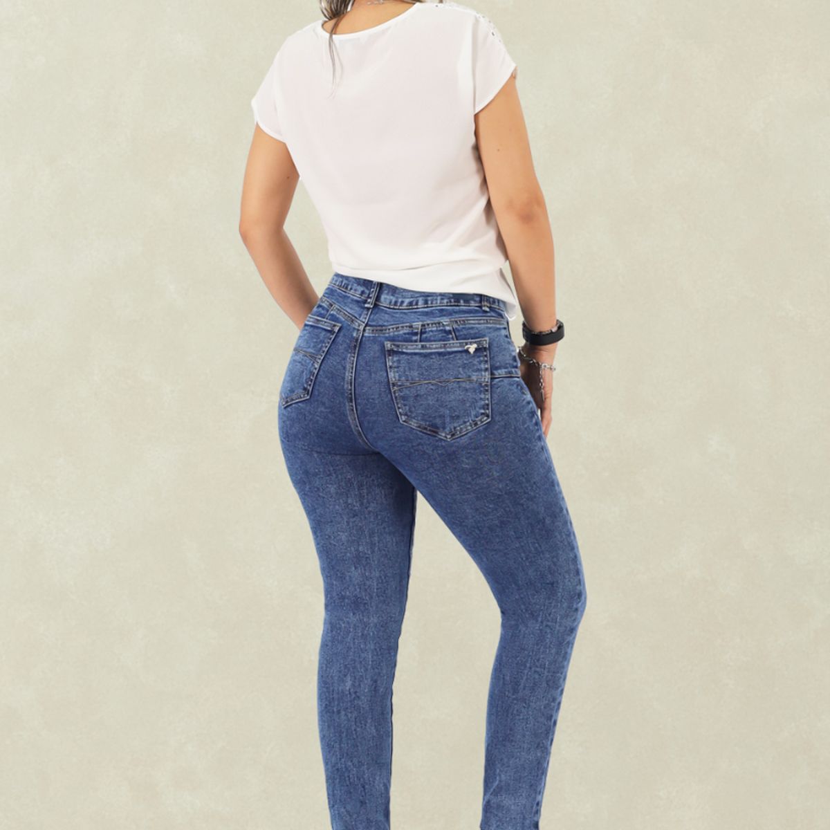 TENTATION - Jeans Pitillo Azul Tentation