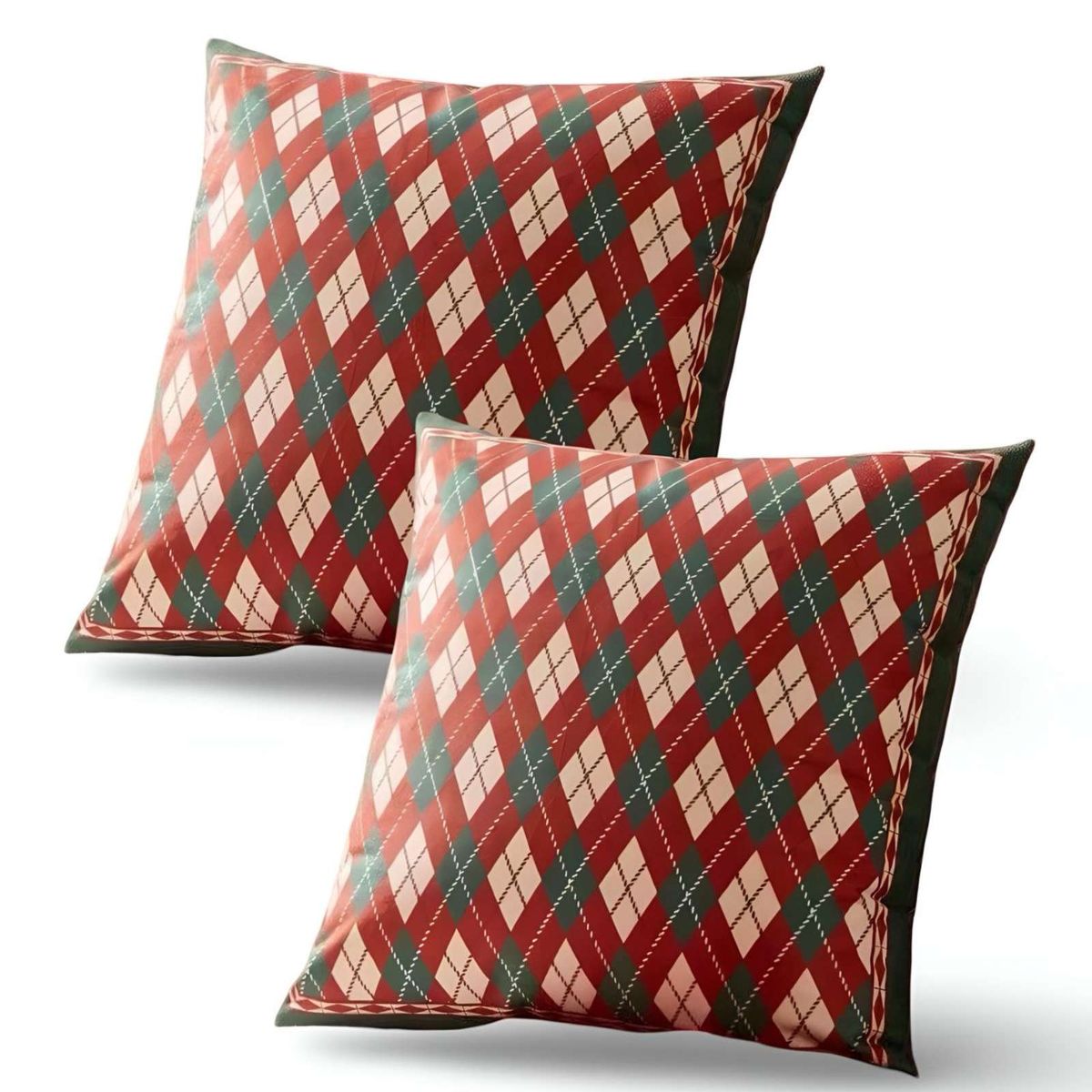 GENERICO - Set de 2 fundas de cojines con relleno04