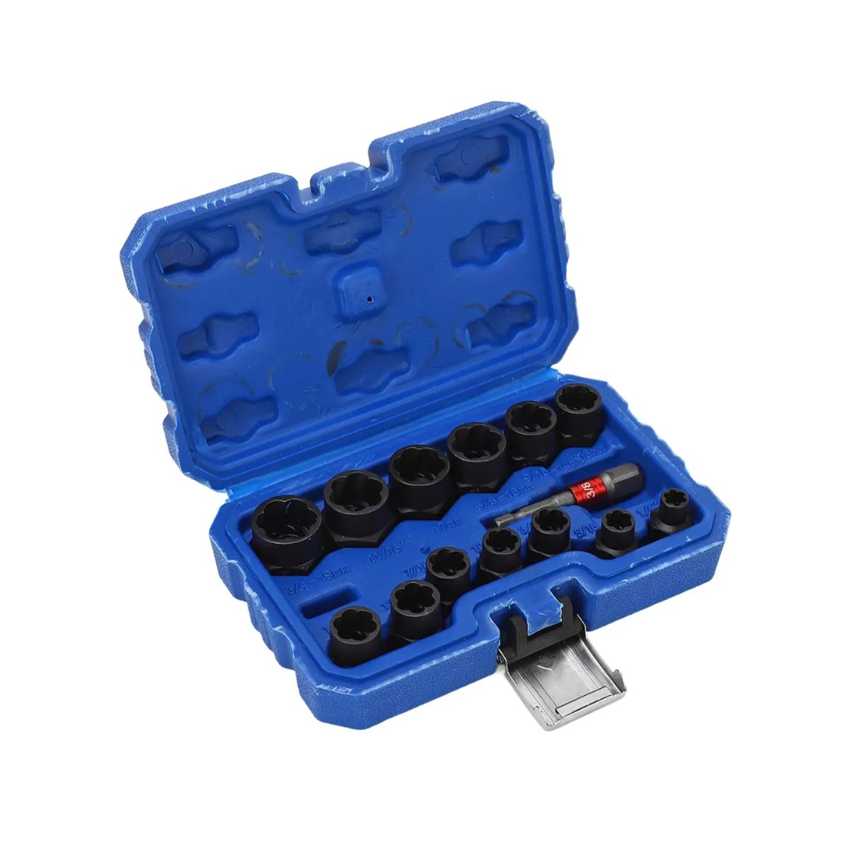 GENERICO - Extractor De Tuercas Hexagonales 14 Piezas