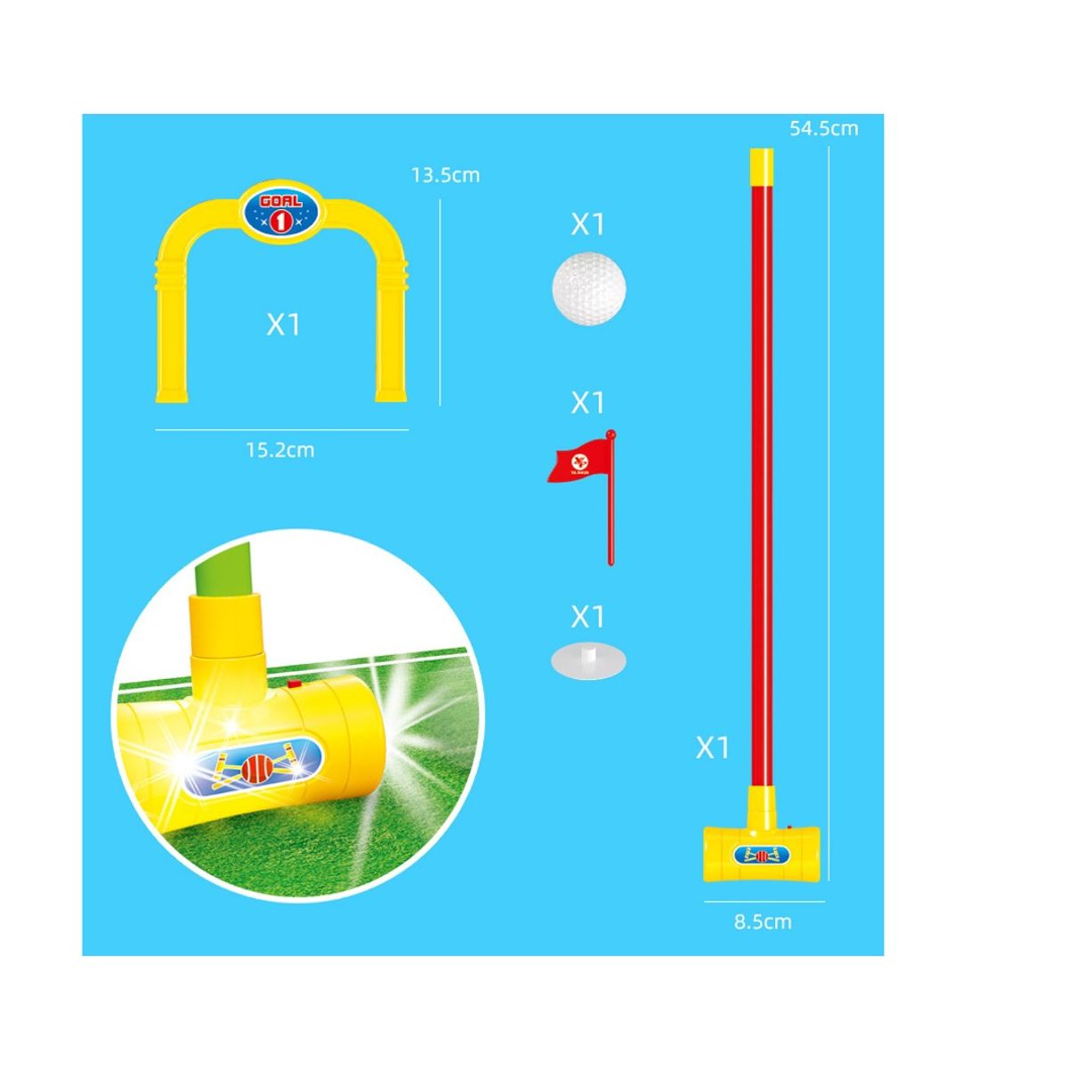 GENERICO - Juego Deportivo Infantil De Croquet Para Niños Con Sonidos