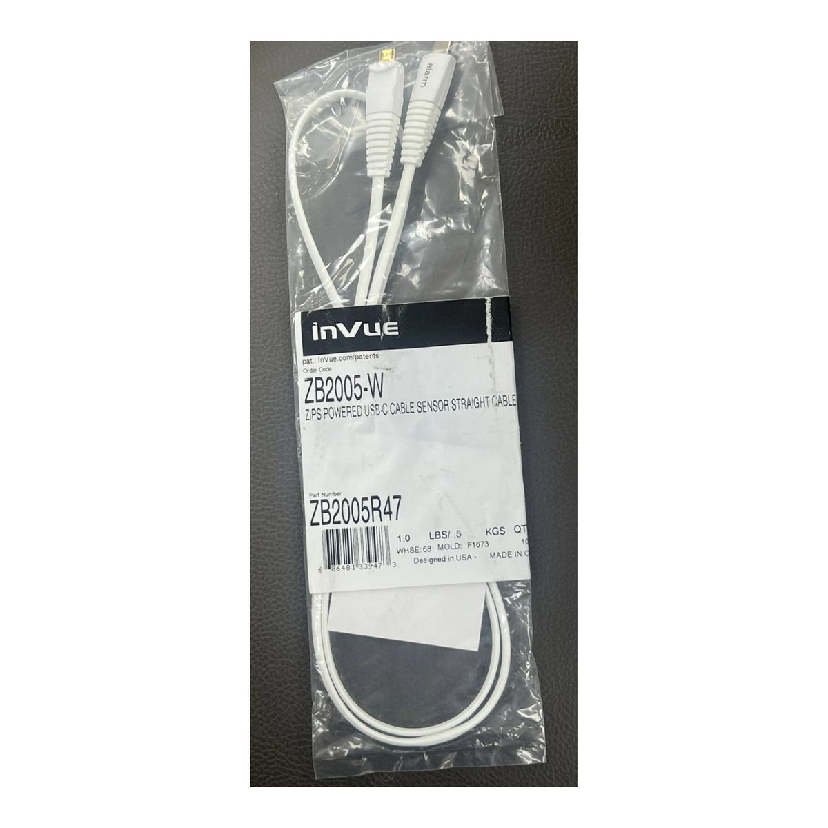 GENERICO - Cable USB-C sensor y alimentación ZIPS, InVue AB2005-W
