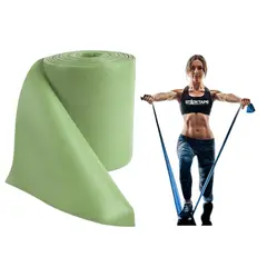 COSMETICAVAL - Banda Elástica Ejercicio Resistencia Baja-media Rollo 45mt Verde