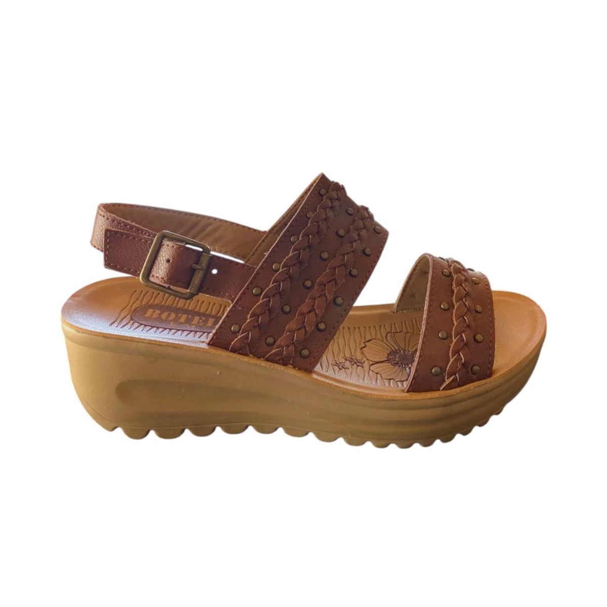 HERIEL - Sandalia Café Baja Mujer