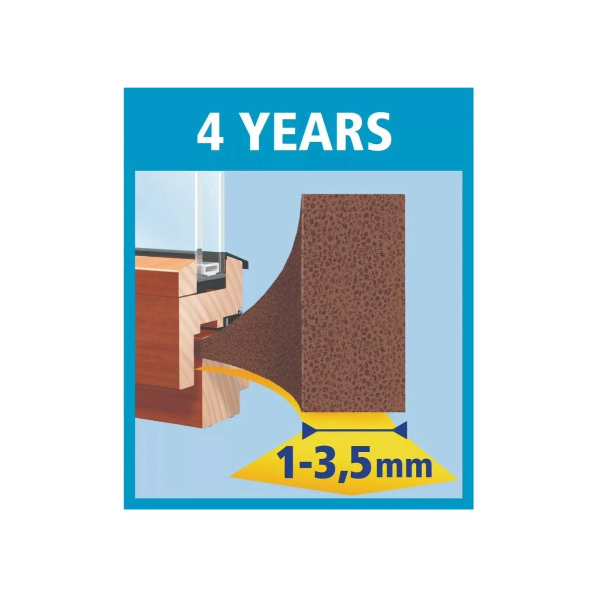 TESA - Cinta selladora café 6m x 9 mm Tesa