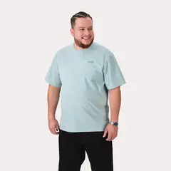 GANGSTER - Plus Polera MC Basica Queens Celeste