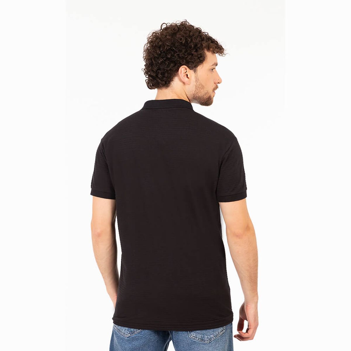 GANGSTER - Polera Polo  Pershing Negro Gangster