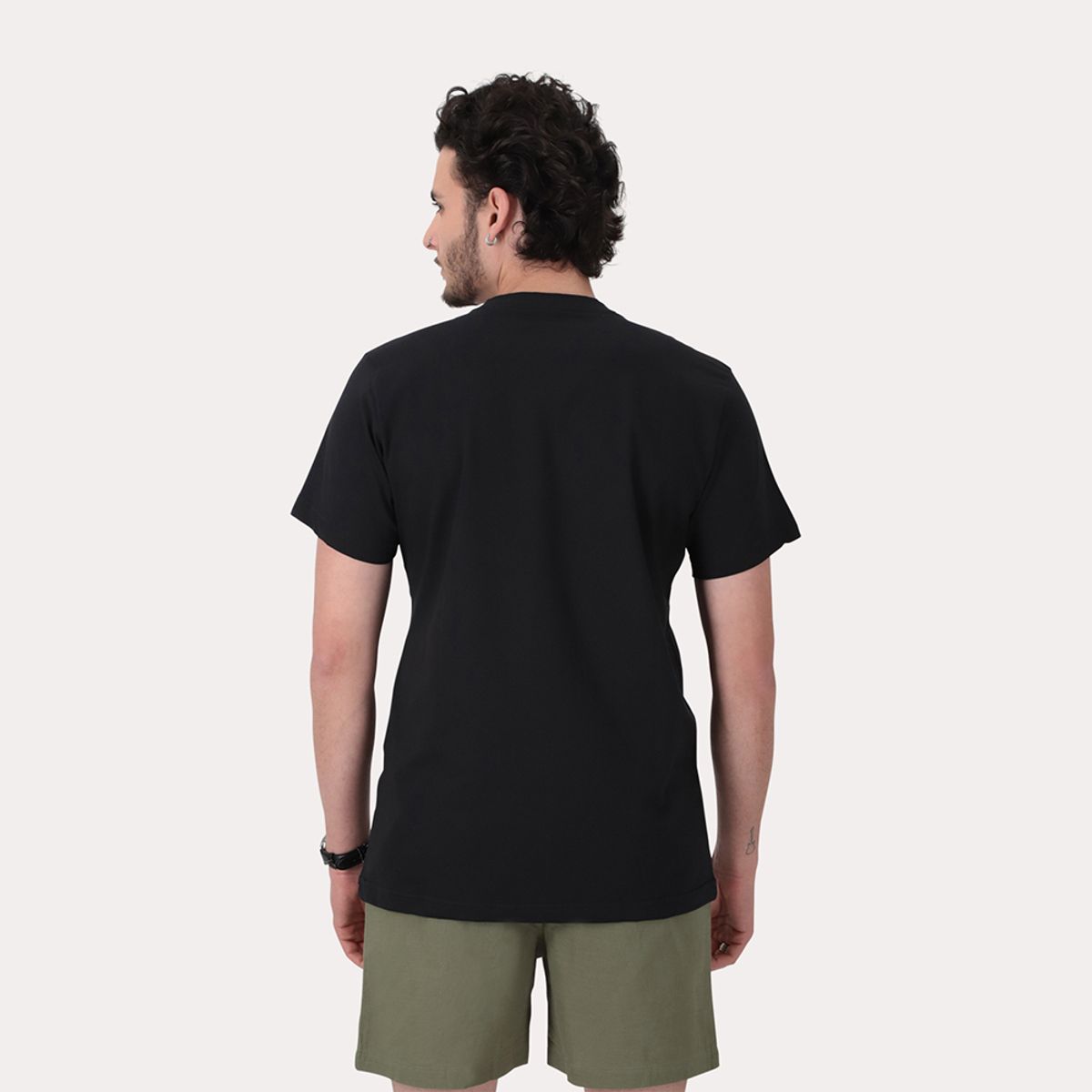 GANGSTER - Polera Mc Basica Brooklyn Negro Gangster