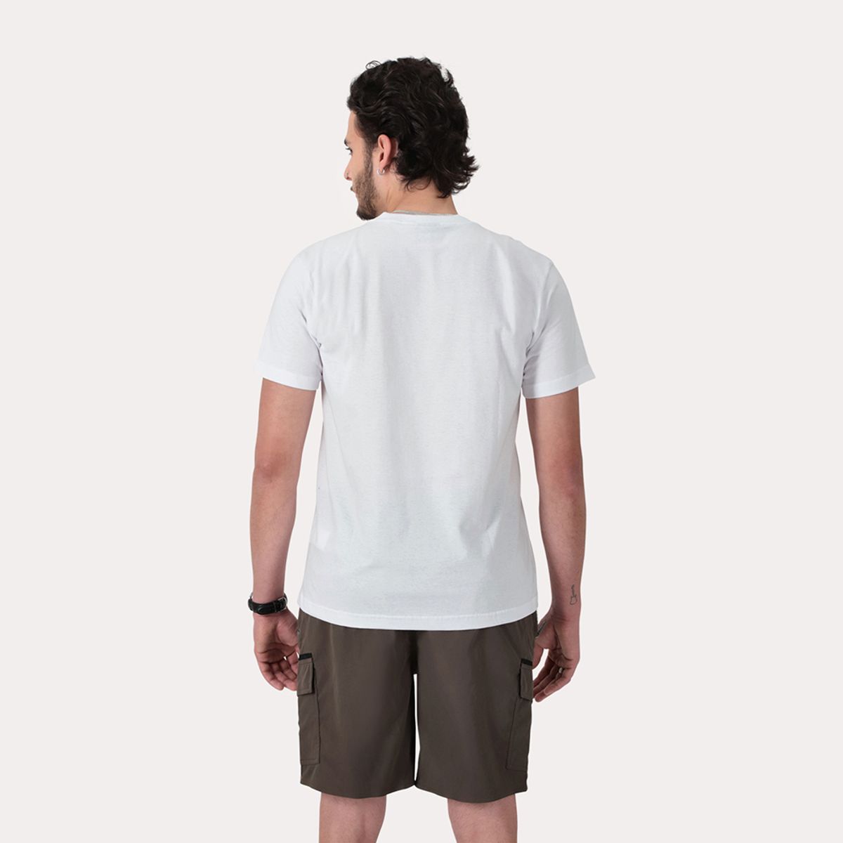 GANGSTER - Polera Mc Basica Broadway Blanco Gangster