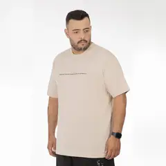GANGSTER - Plus Polera MC Textura Kendall Beige
