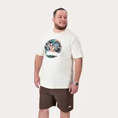 GANGSTER - Plus Polera MC Basica Vine Blanco