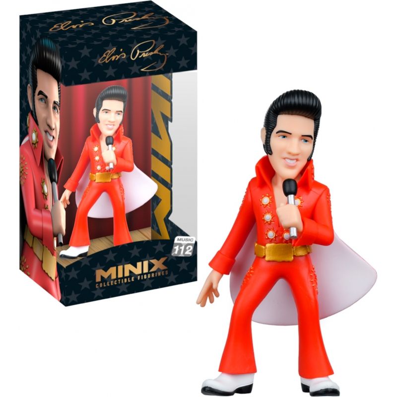 GENERICO - MINIX 18918 MINIX FIGURINE 12CM ELVIS WHITE RED SUIT