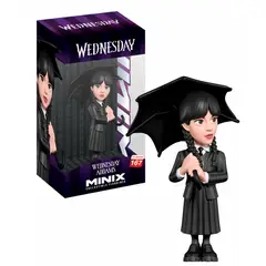 GENERICO - MINIX 20805 MINIX FIGURINE 12CM WEDNESDAY WEDNESDAY UMBRELLA