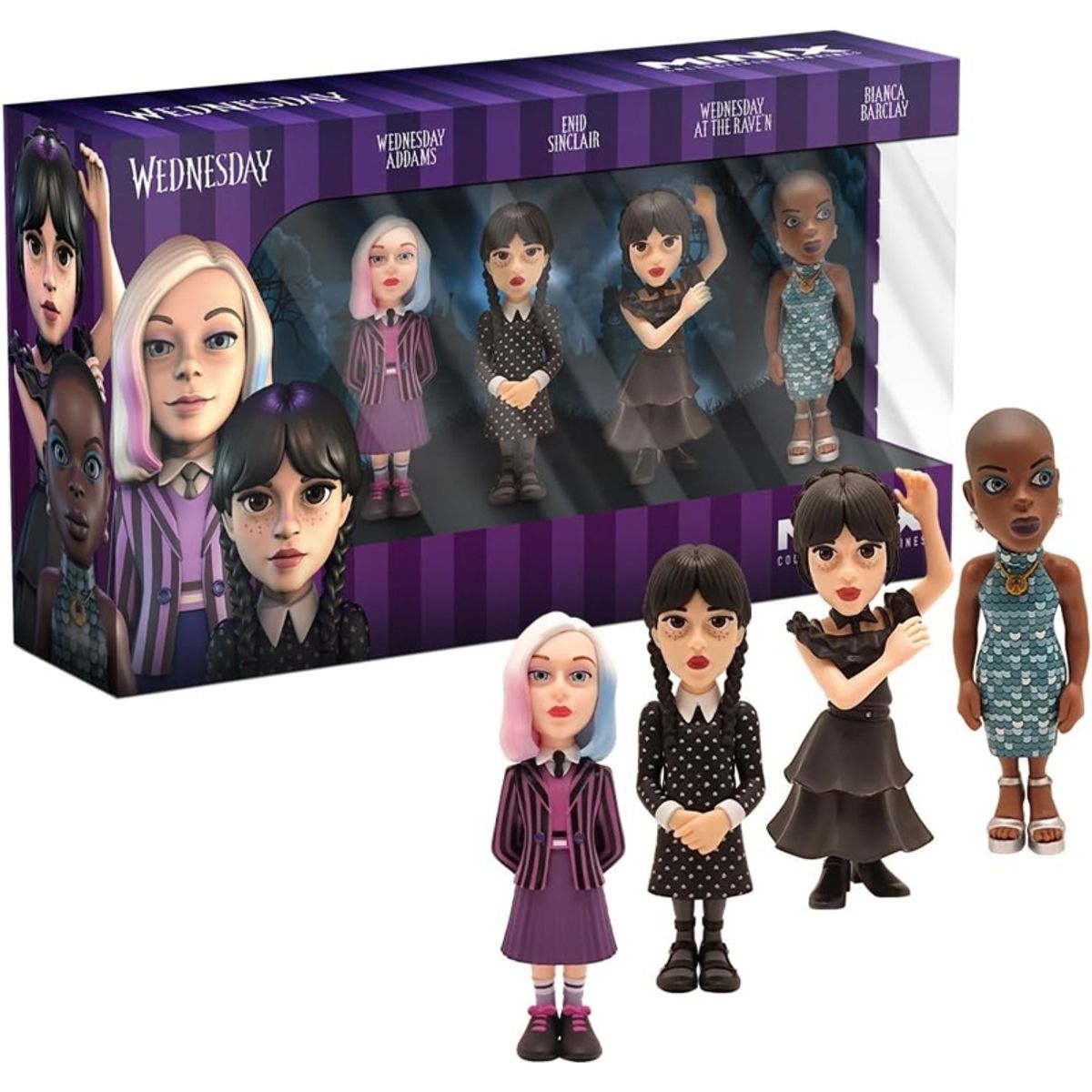 GENERICO - MINIX 14781 PACK - 4 7CM WEDNESDAY