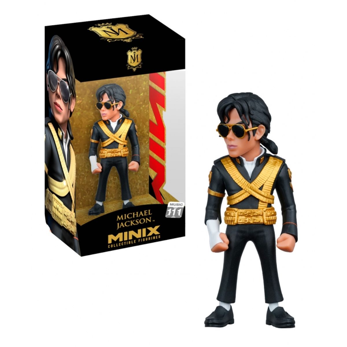 GENERICO - MINIX 18895 FIGURINE 12CM MICHAEL JACKSON GOLD HISTORY
