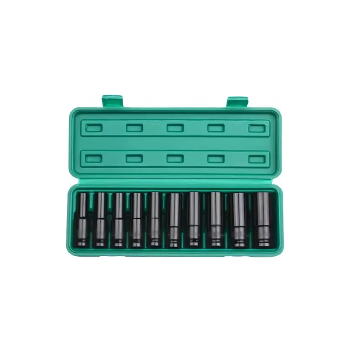 GENERICO - Juego set dados de impacto 12 10 piezas 10 a 24 mm