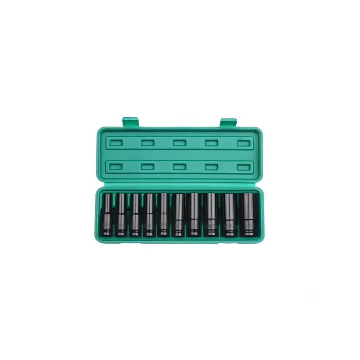 GENERICO - Juego set dados de impacto 12 10 piezas 10 a 24 mm