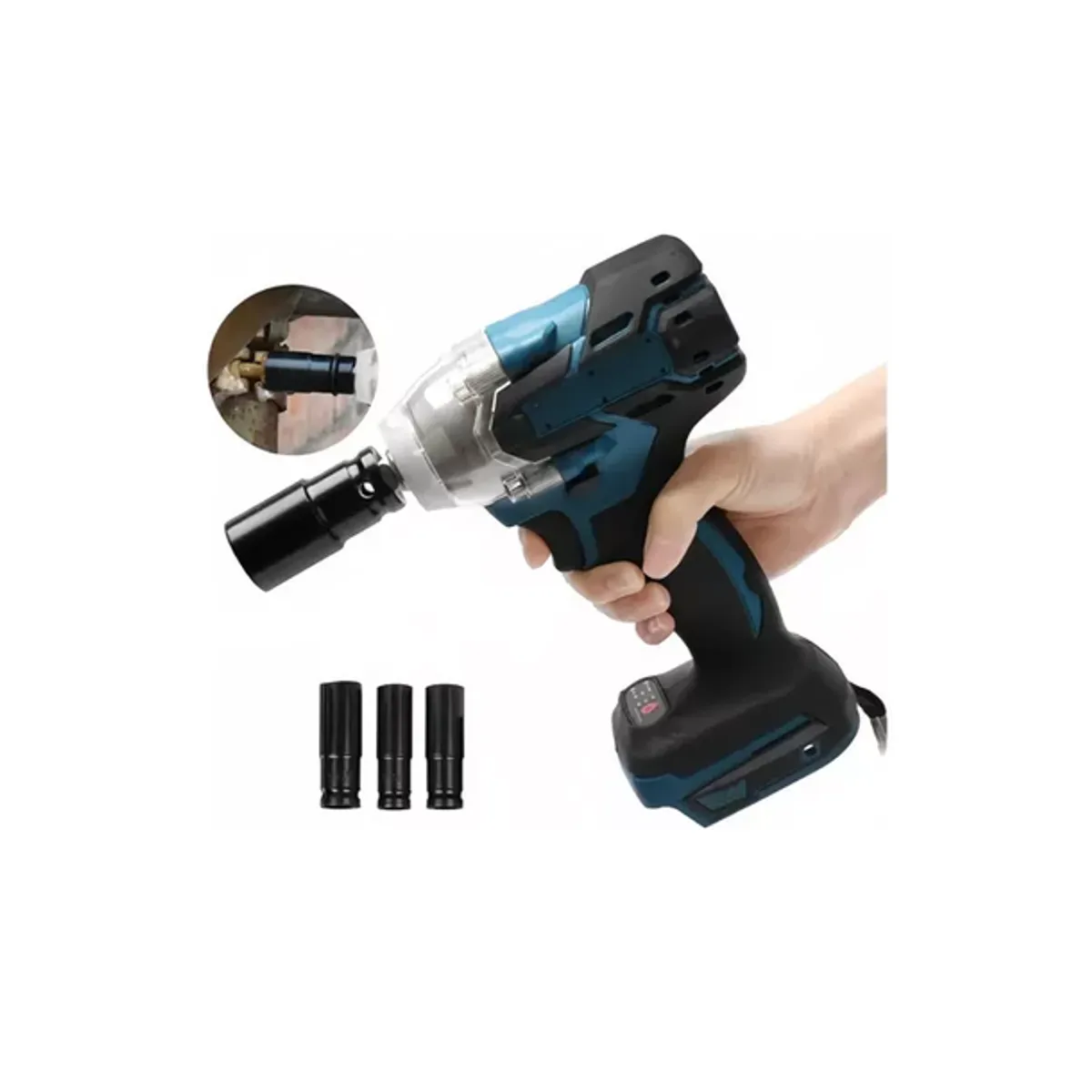 GENERICO - Juego set dados de impacto 12 10 piezas 10 a 24 mm