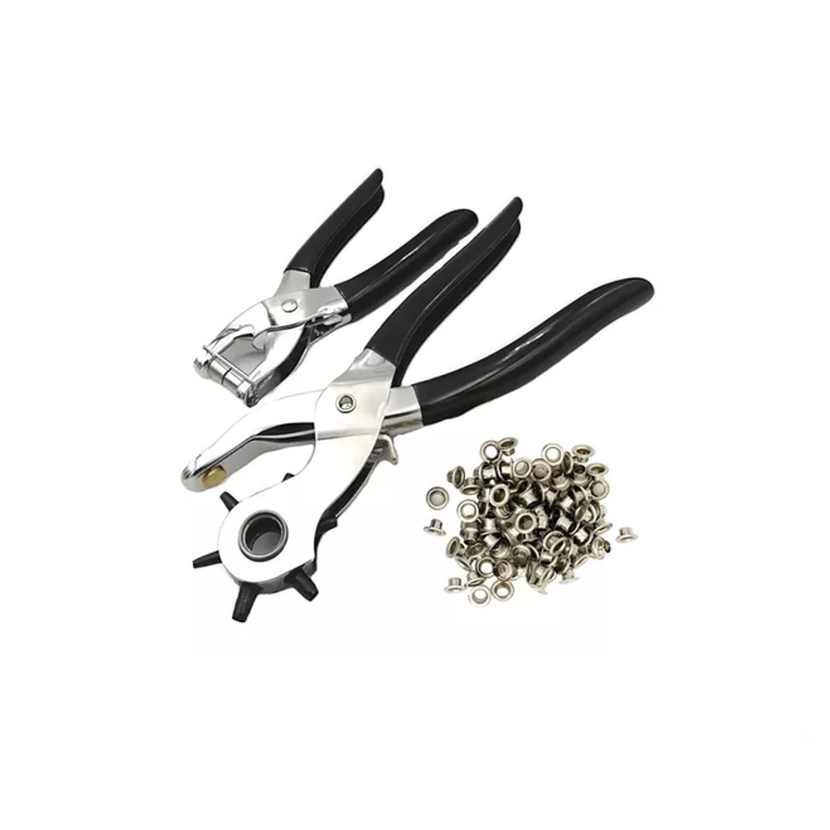 GENERICO - Set alicate perforador cinturones sacabocados para cuero perforadora