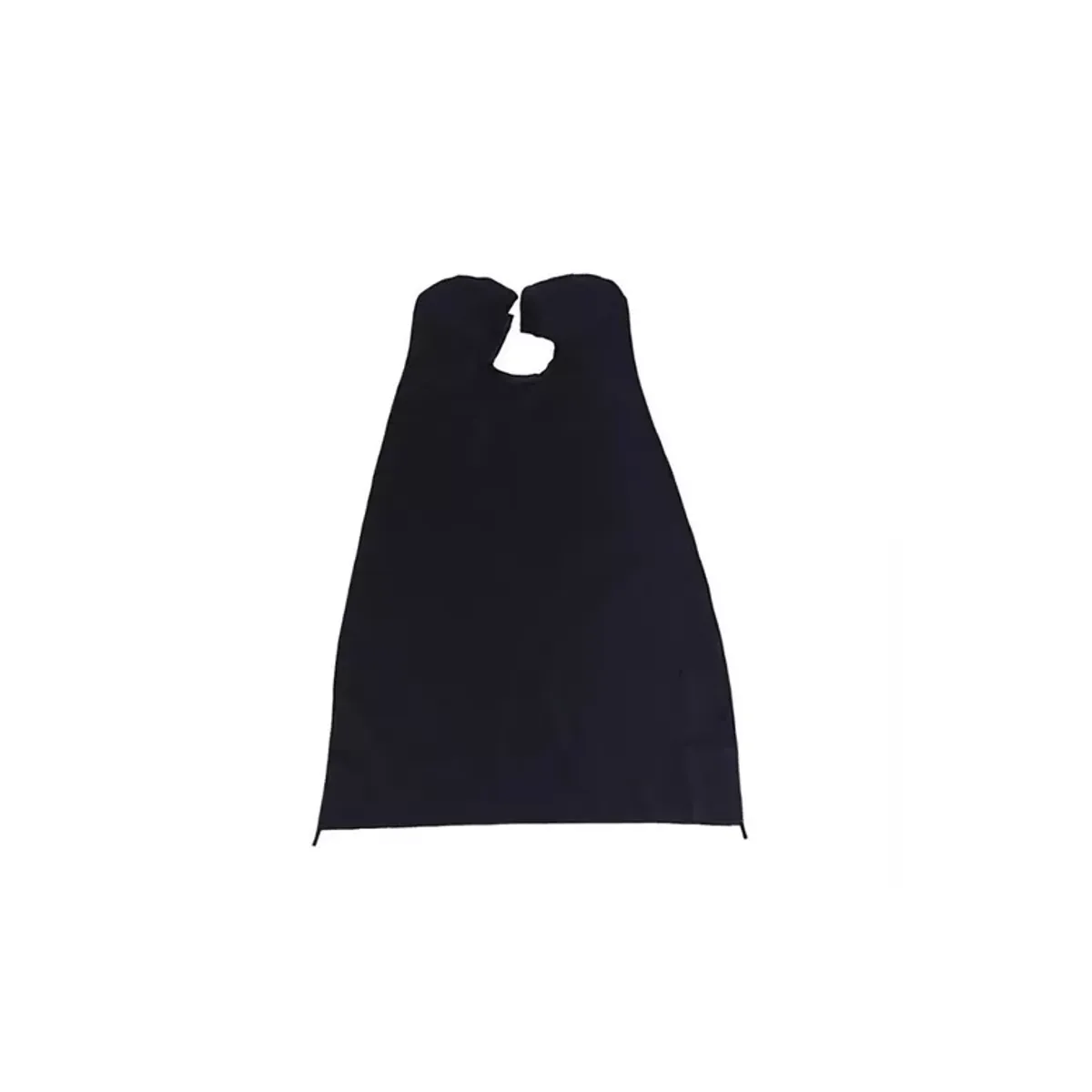 GENERICO - Capa Delantal para Corte de Barba Afeitado Negro Liso