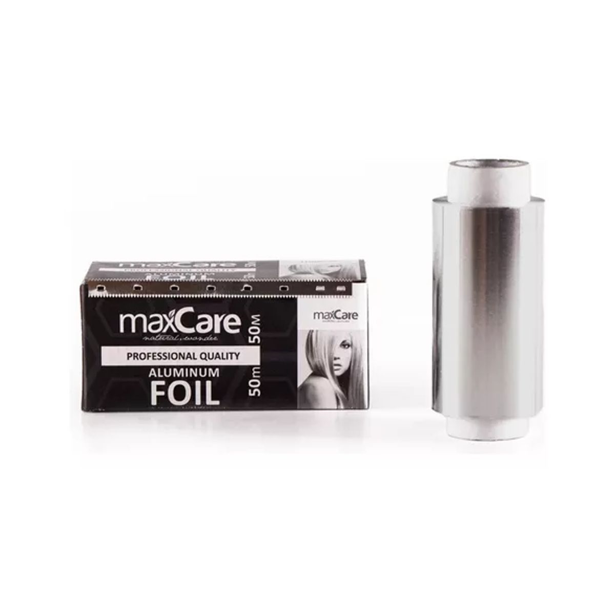 GENERICO - Maxcare® Roll Papel Aluminio Térmico Permanente Mecha 50m