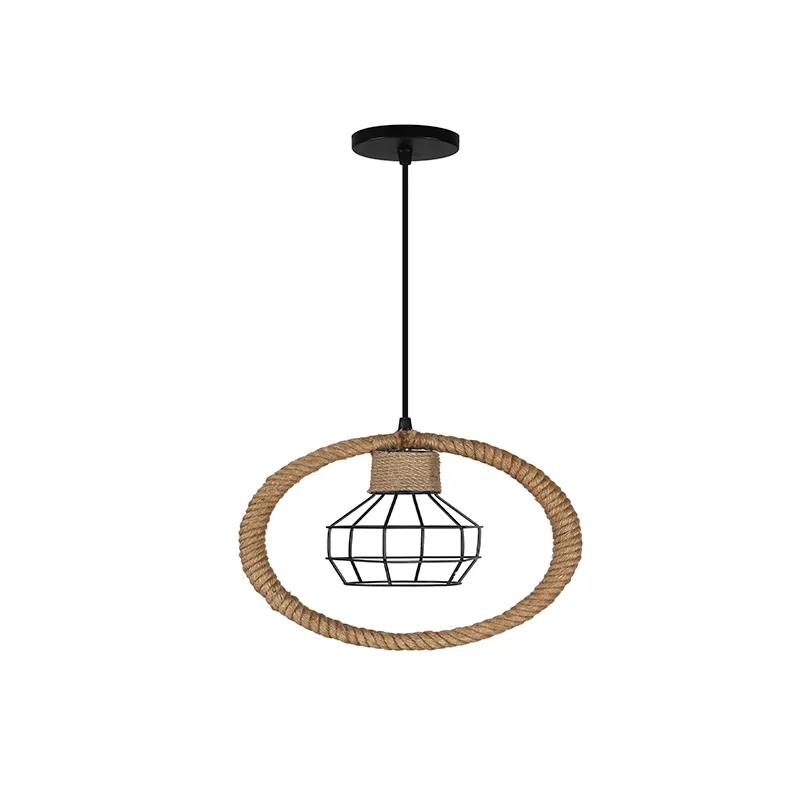 WANT - LAMPARA COLGANTE ESTILO RUSTICO PORTA E27