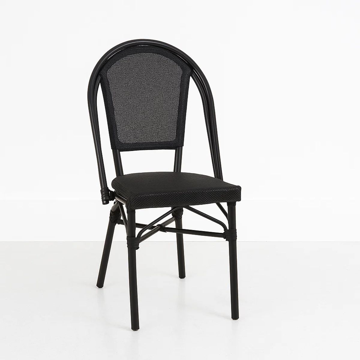 KLIK - Silla Bistro Parisina Textileno - Negro