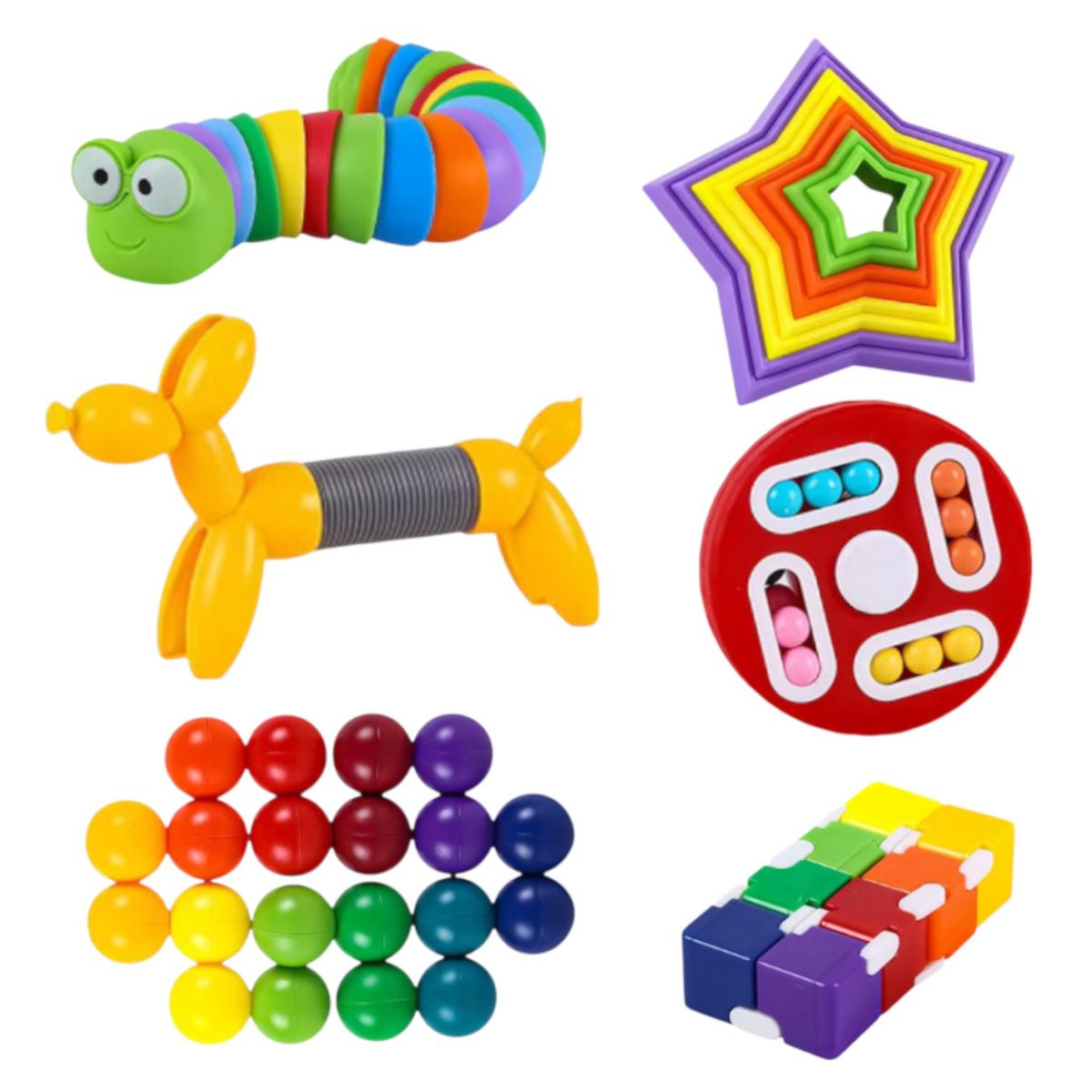 GENERICO - Kit Sensorial Para Niños Autismo - Tdah PARA NIÑOS y adultos