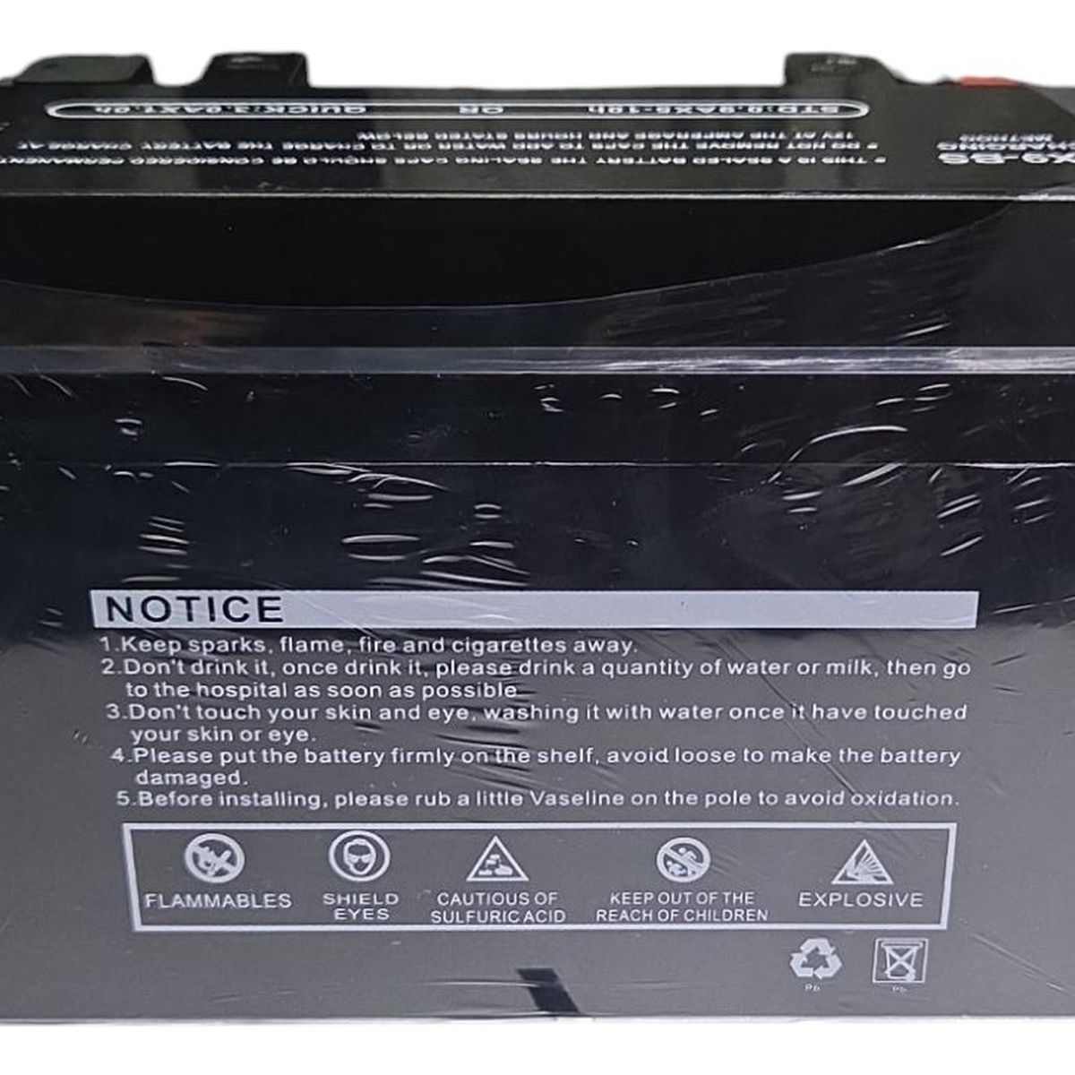 GENERICO - Bateria Moto Ns - Rs 200 / Duke / Rc / N250 / Dominar 250