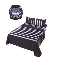 JUEGO DE SABANAS CASA SOL 1 PLAZA AZUL OSCURO