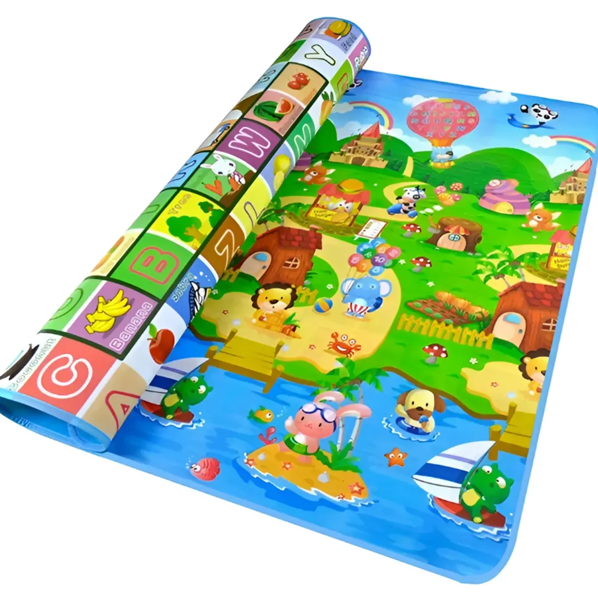 GENERICO - Alfombra Antigolpes Para Niños Bebes Plegable 180x150cm