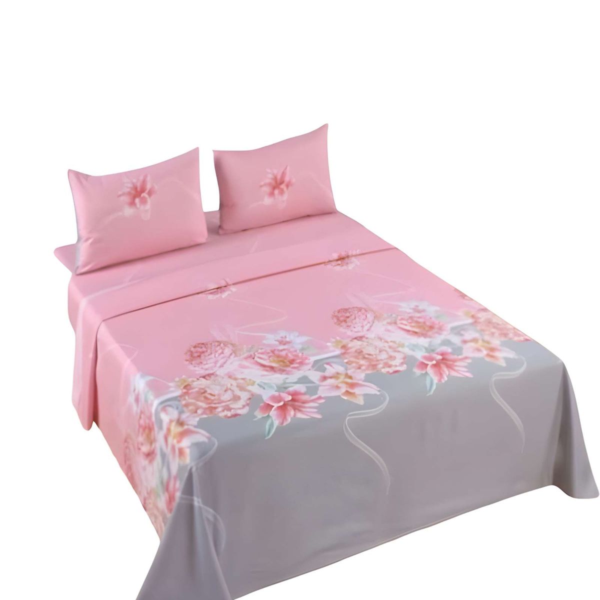 GENERICO - SABANAS CASA SOL SUPER KING ROSADO