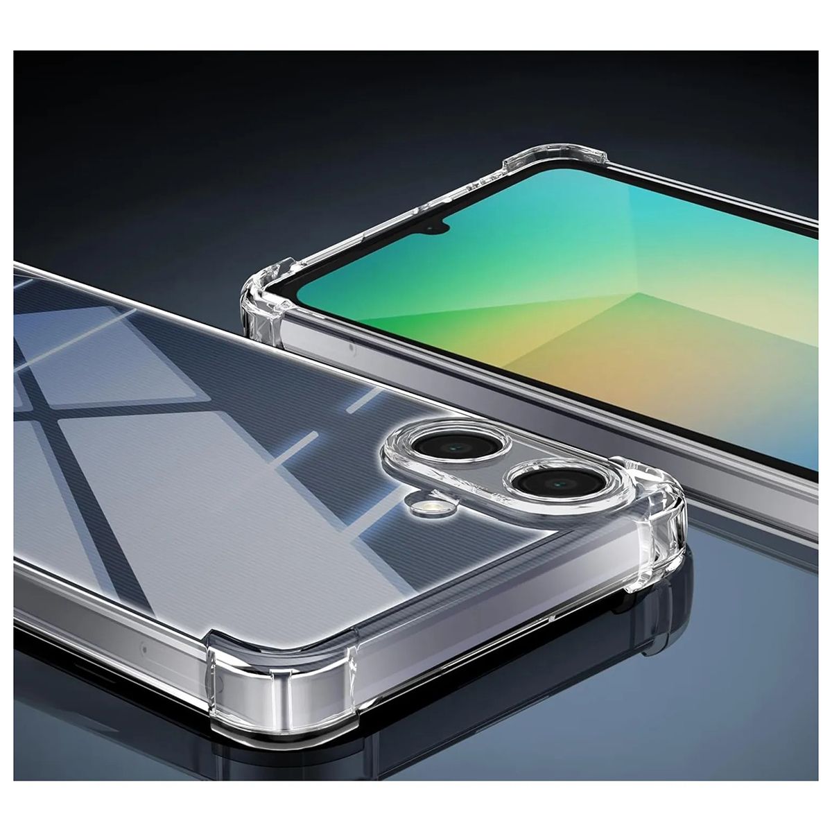 BELKRA - Carcasa Para Samsung A07 LTE + Mica Vidrio Anti Golpes