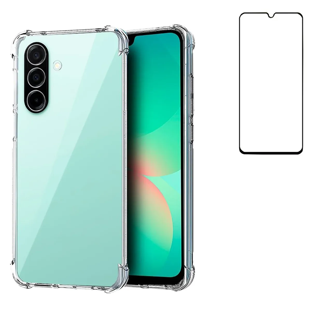 BELKRA - Carcasa Para Samsung A17 5G + Mica Vidrio Anti Golpes