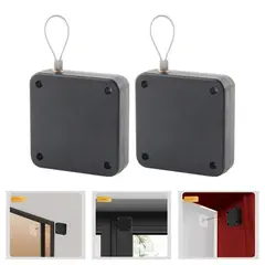 ATURE - Cierrapuertas Automático De Rebote No-punch 2pcs