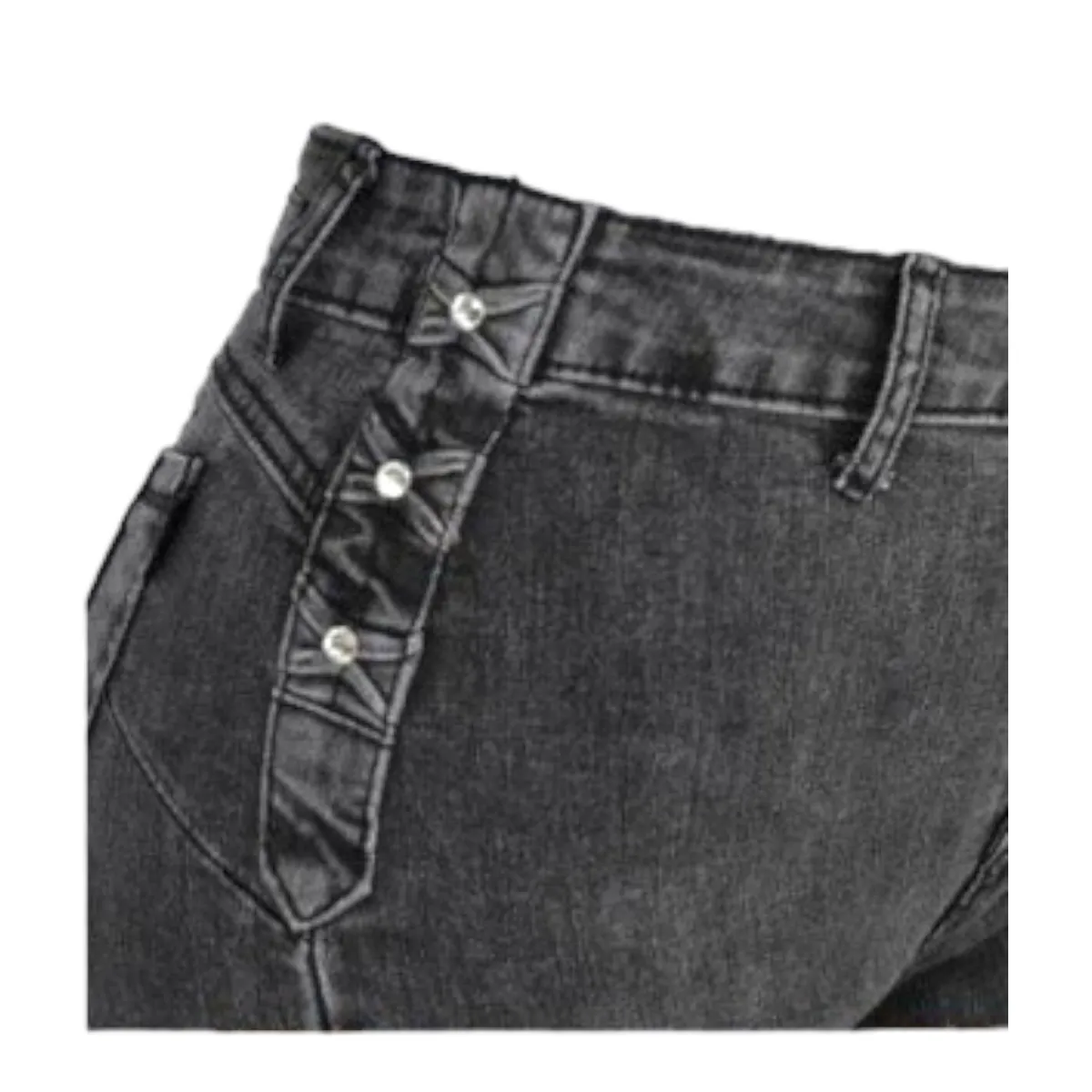 HERIEL - Jeans Flare Push Up Acampanado Levanta Cola Corte Colombiano