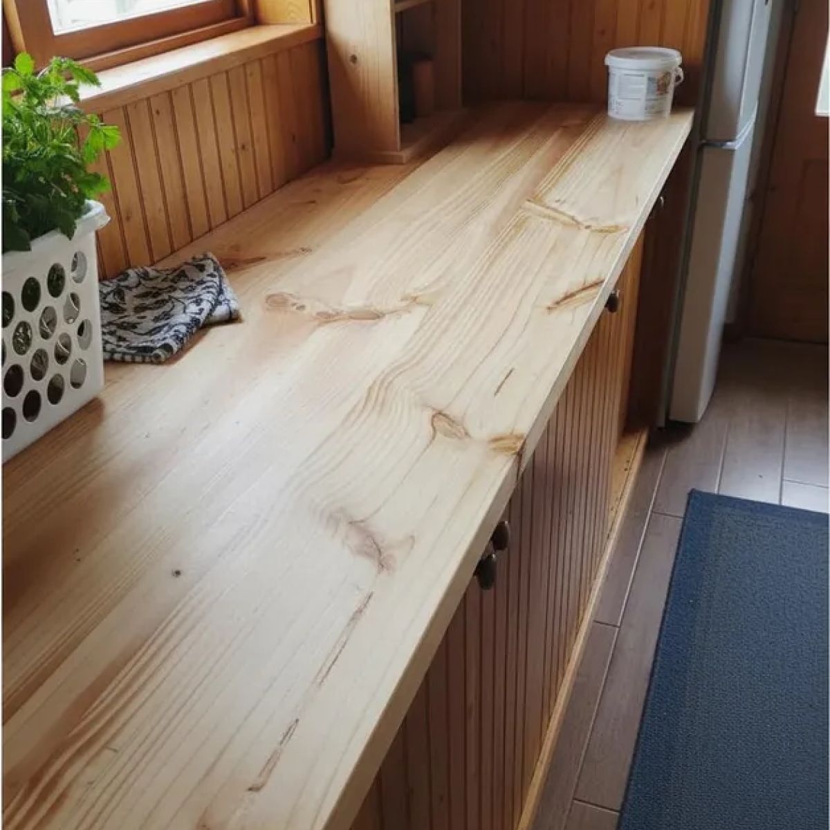 GENERICO - Cubierta Madera Vitrificada 2,5 mt x 46 cm Muebles, Mesas, Cocina