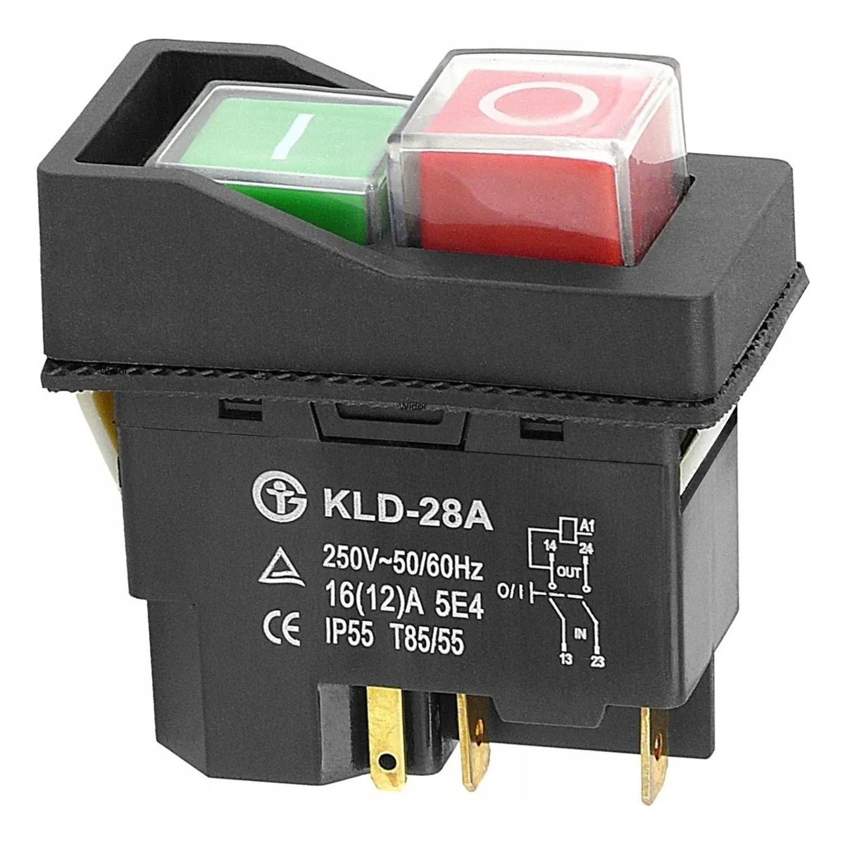 GENERICO - Electromagnético Herramientas 220v 15a Interruptor Pulsador