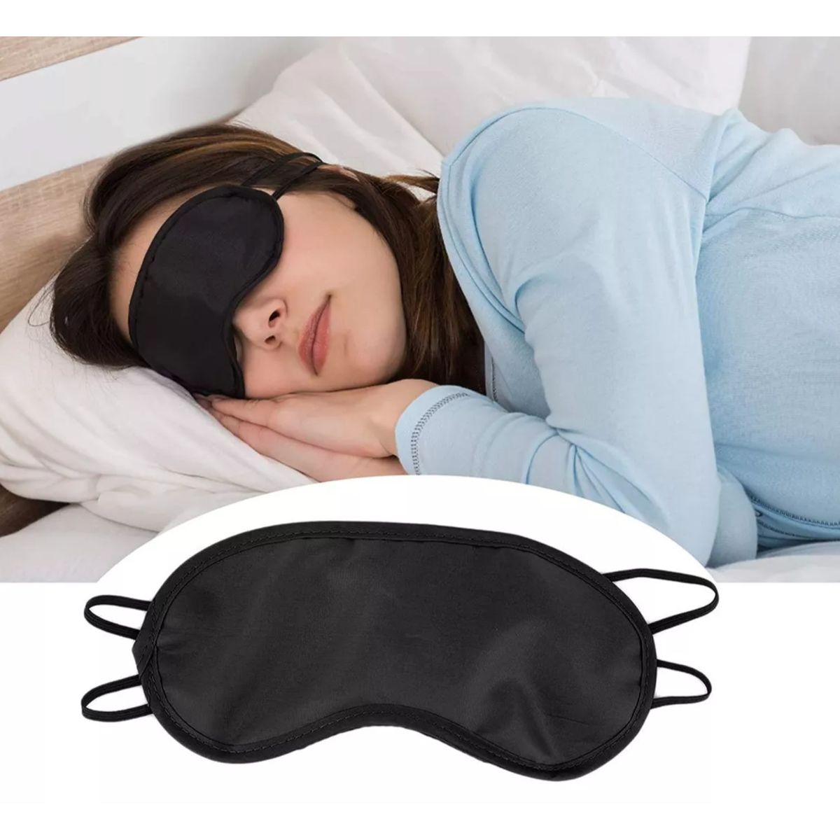 KINDA NICE - 25 Antifaz Mascara Sueño Ojos Dormir Viajar Avion - Estilo