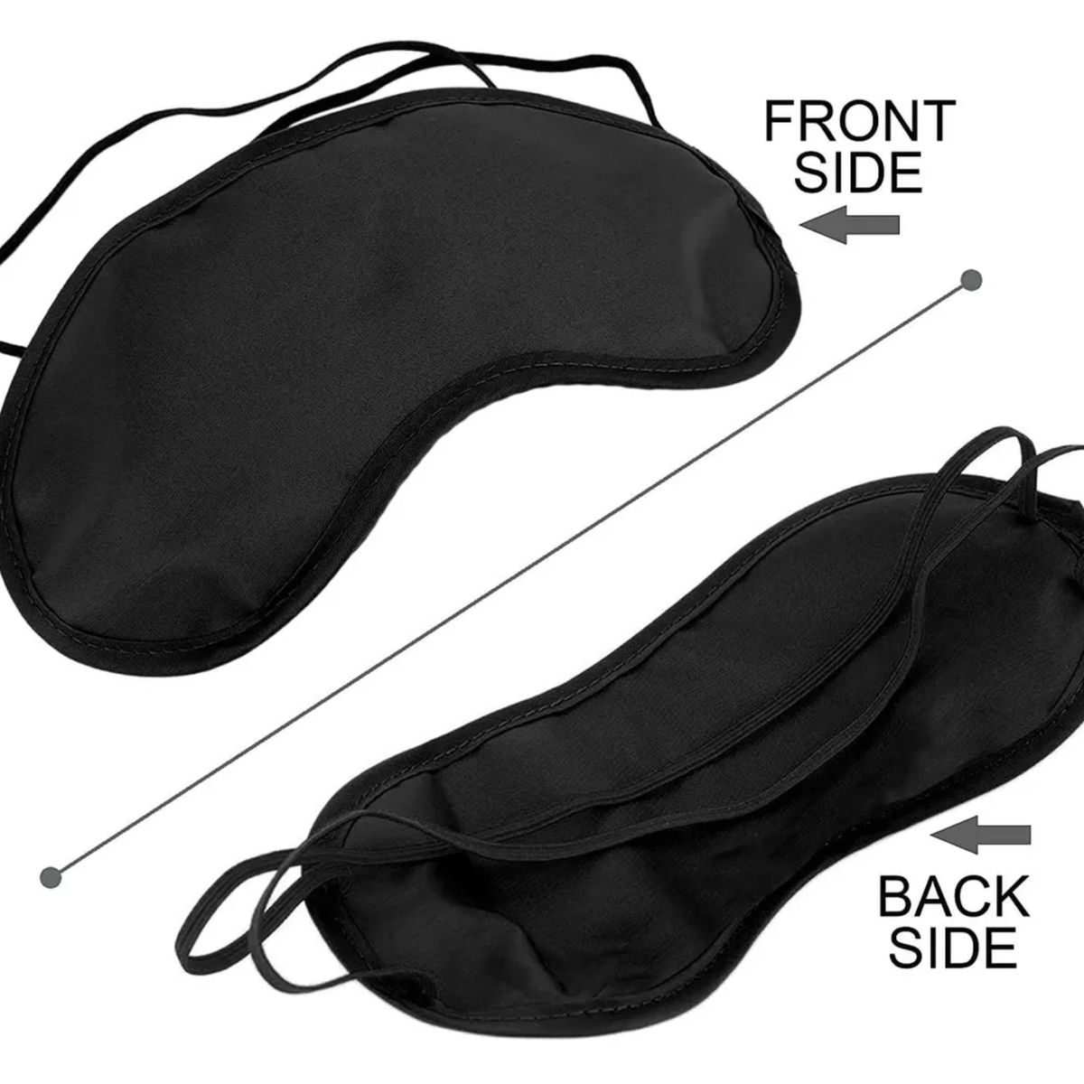 KINDA NICE - 25 Antifaz Mascara Sueño Ojos Dormir Viajar Avion - Estilo