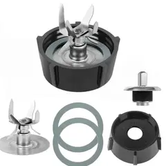 KINDA NICE - Kit 4 Acople Para Cuchilla Licuadora 6 Aspas Picahielo