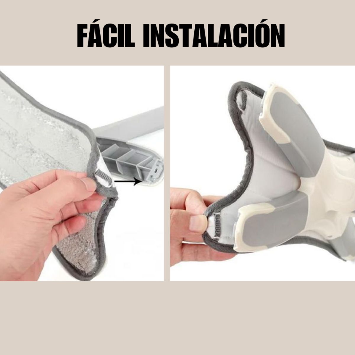 MOVI - MOPA Y TRAPEADOR MICROFIBRA AUTOESTRUJABLE