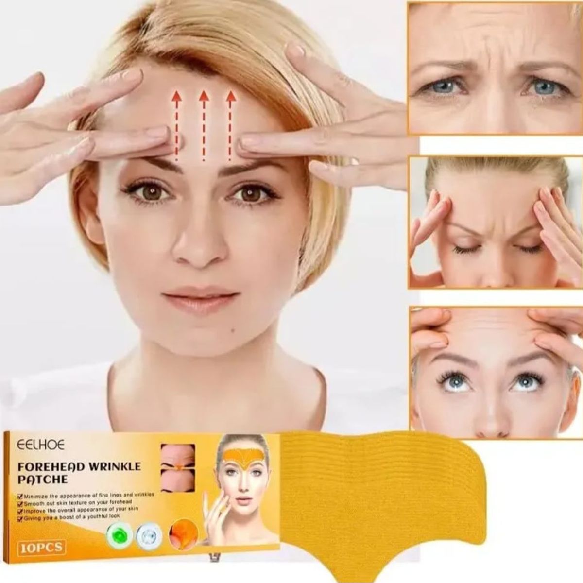 GENERICO - Parches Para La Frente  Alisadores De Arrugas 10pcs