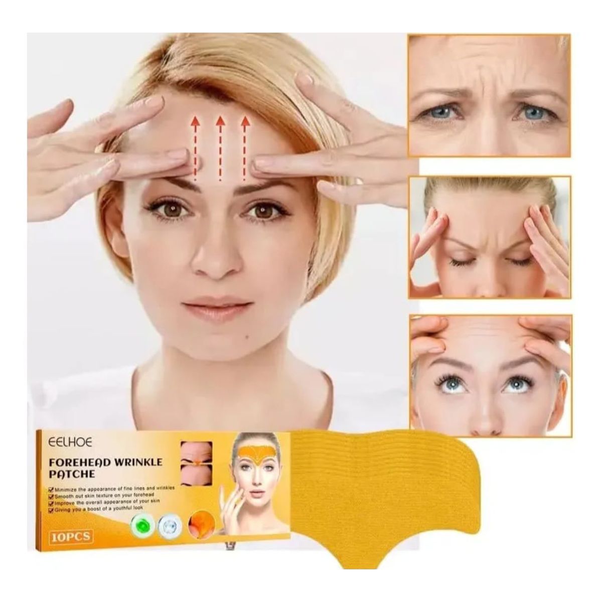 GENERICO - Parches Para La Frente  Alisadores De Arrugas 10pcs