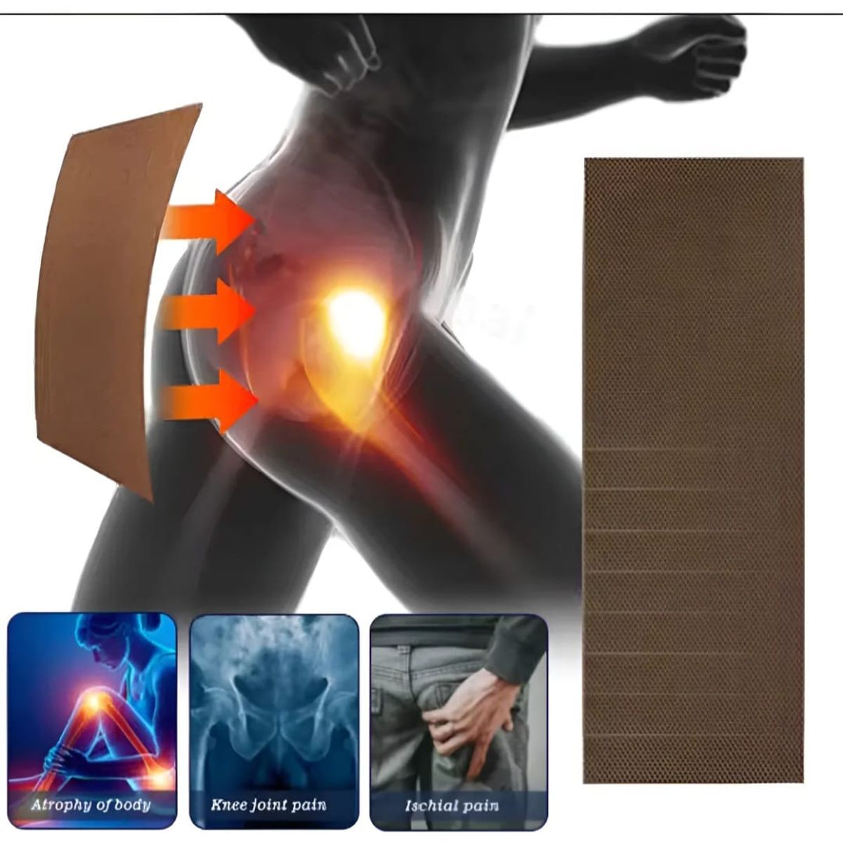 GENERICO - Parches de Alivio para Dolor de Ciática Terapia  Localizada 16 unidades