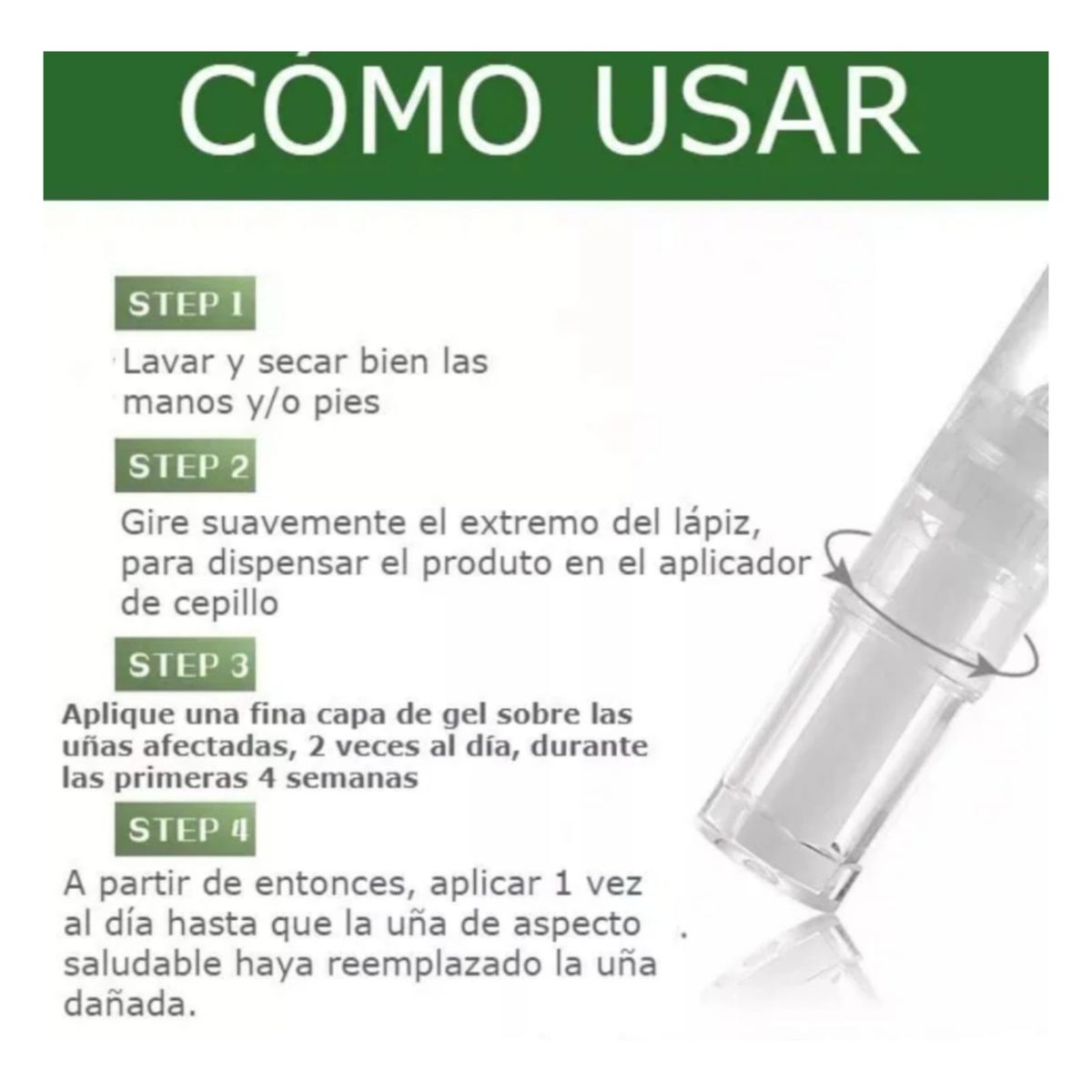 GENERICO - Lapiz Para Reparacion De Uñas Antihongos