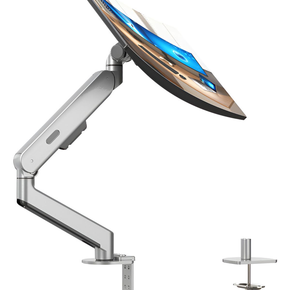 GENERICO - Soporte Brazo Escritorio Inclinable Para Tvmonitor 13-32 Gr