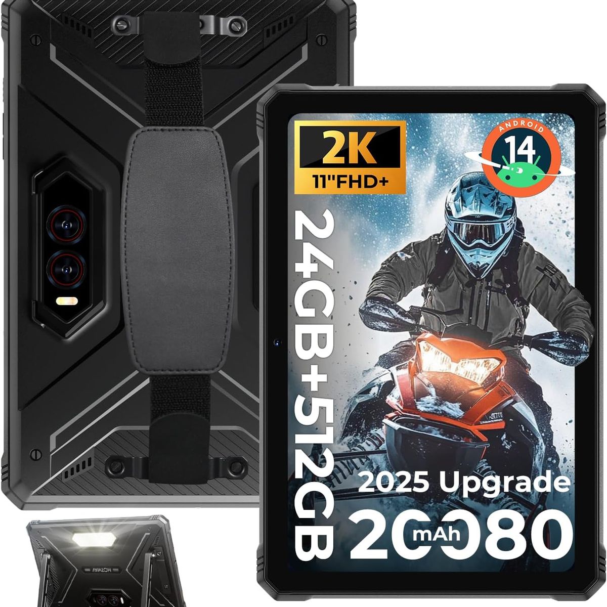 OUKITEL - Hotwav R9 PLUS Tableta 11 pulgadas 16GB+512GB 20080mAh-black